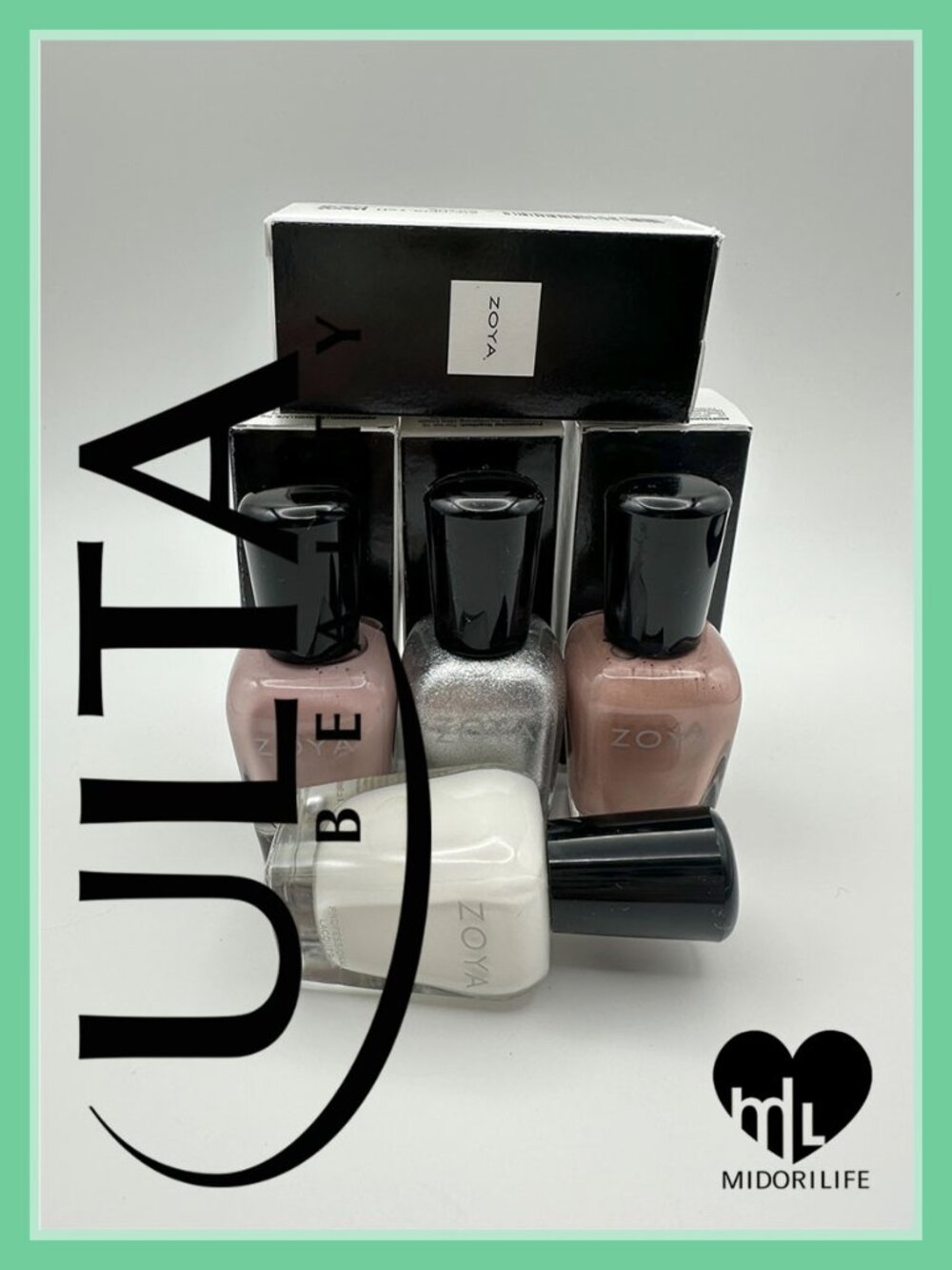 ZOYA Pretty Neutrals (4 full-sized bottles)